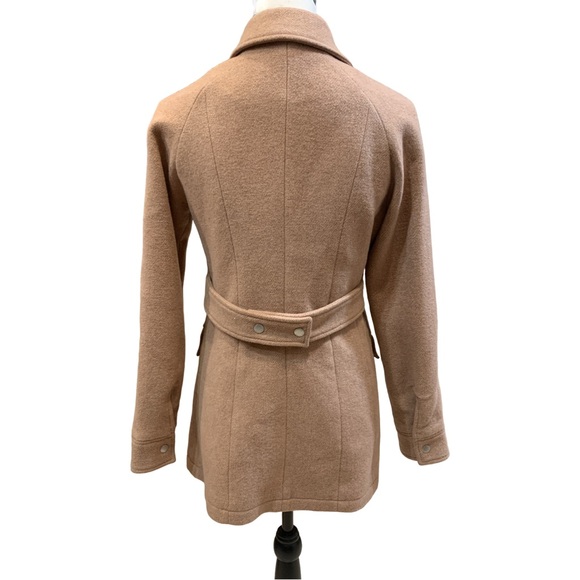 Anthropologie Avec Les Filles Lined Wool Blend Coat Toffee Size XS With pockets - Picture 2 of 12